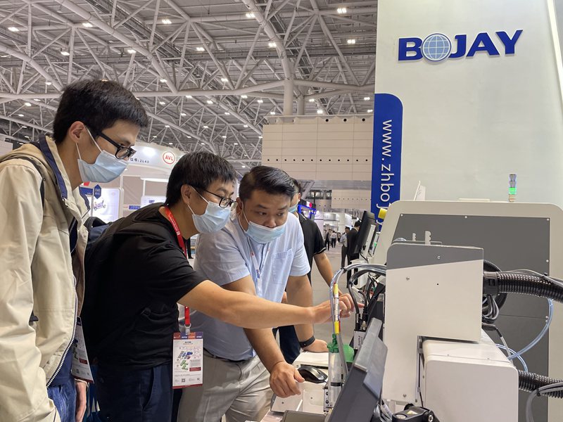 博杰股份携“精密智能点胶bsport体育官网的解决方案”亮相nepcon asia 2021